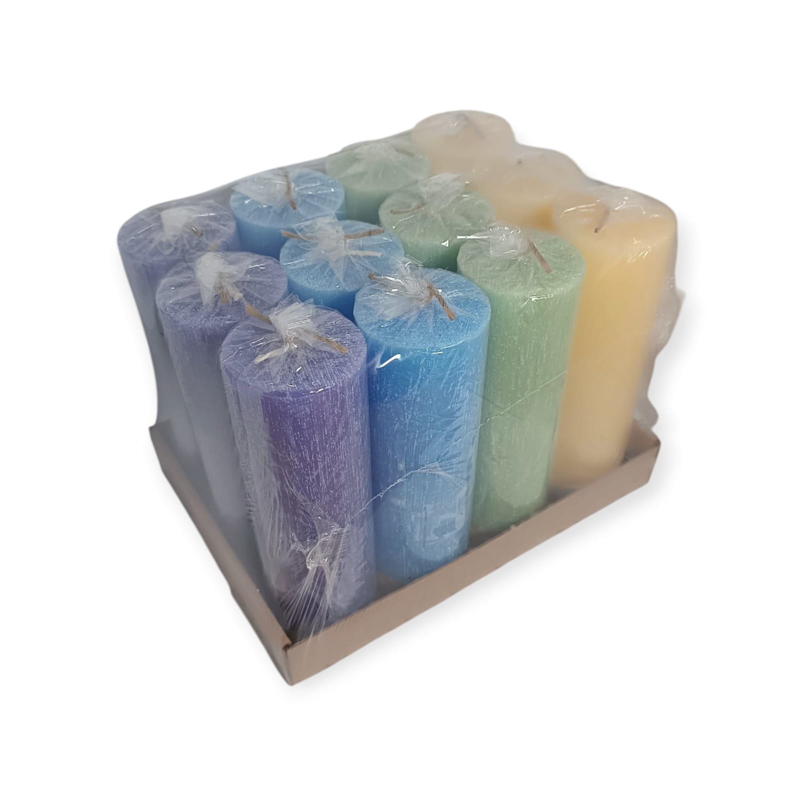 silindir mum kokusuz 5×15 cm 12’li pk. (2.grup)