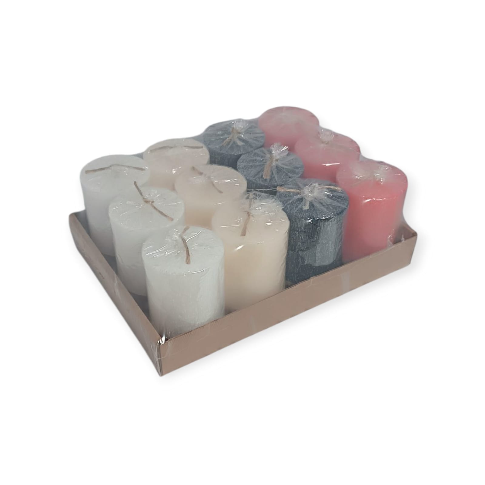 silindir mum kokusuz 5×7 cm 12’li pk. (1.grup)
