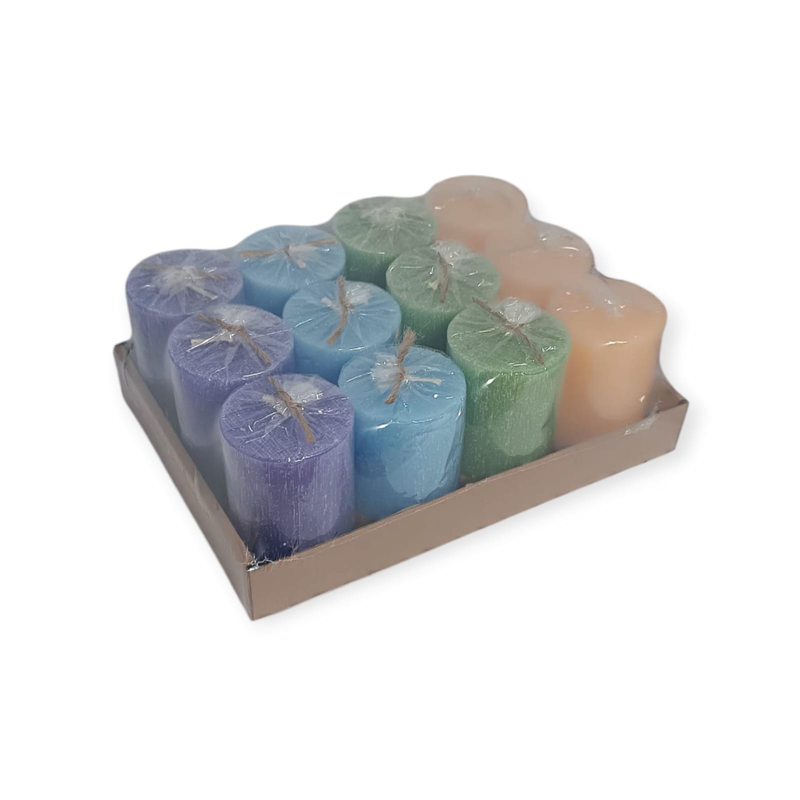 silindir mum kokusuz 5×7 cm 12’li pk. (2.grup)