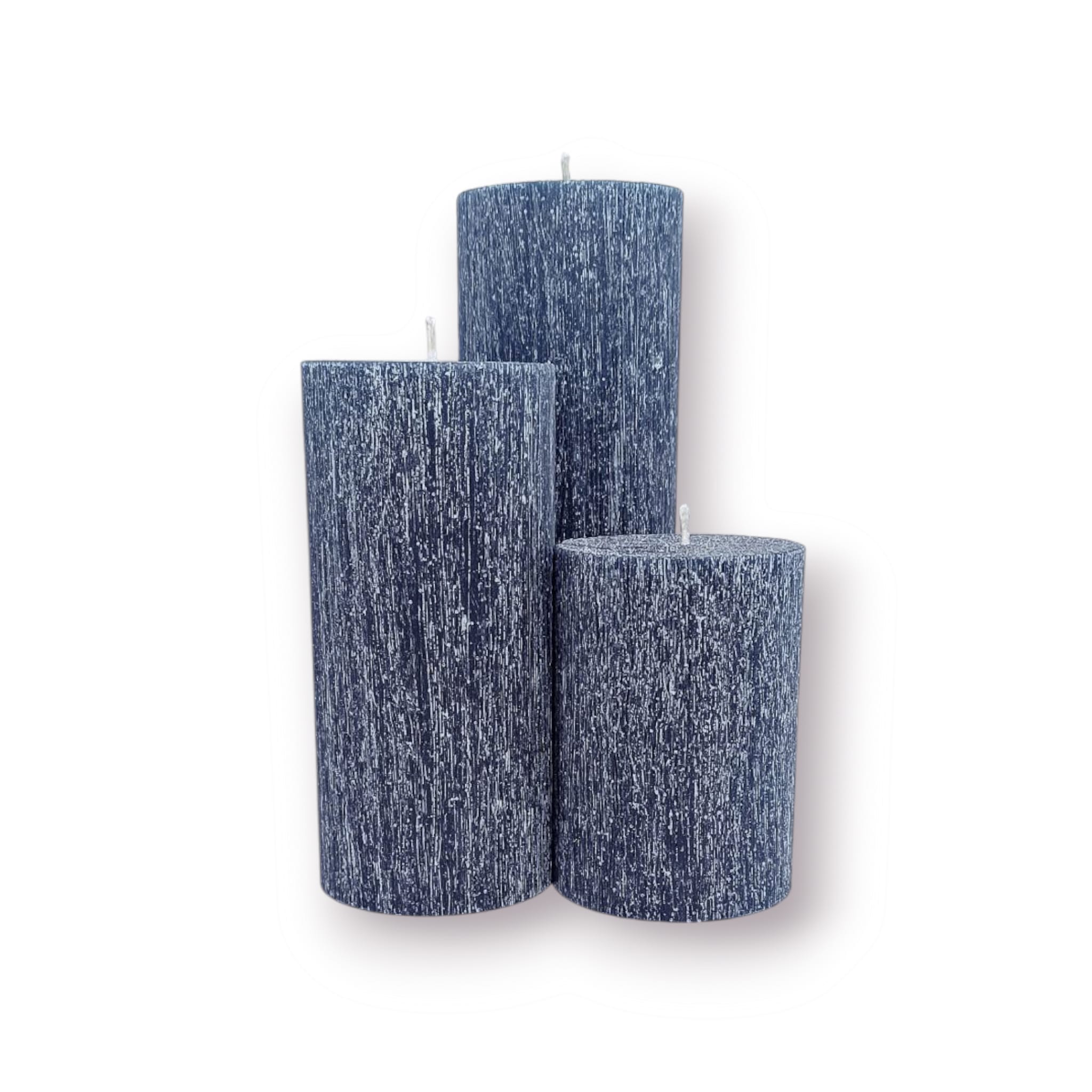 silindir set mum çap 7×10-15-20 cm antrasit