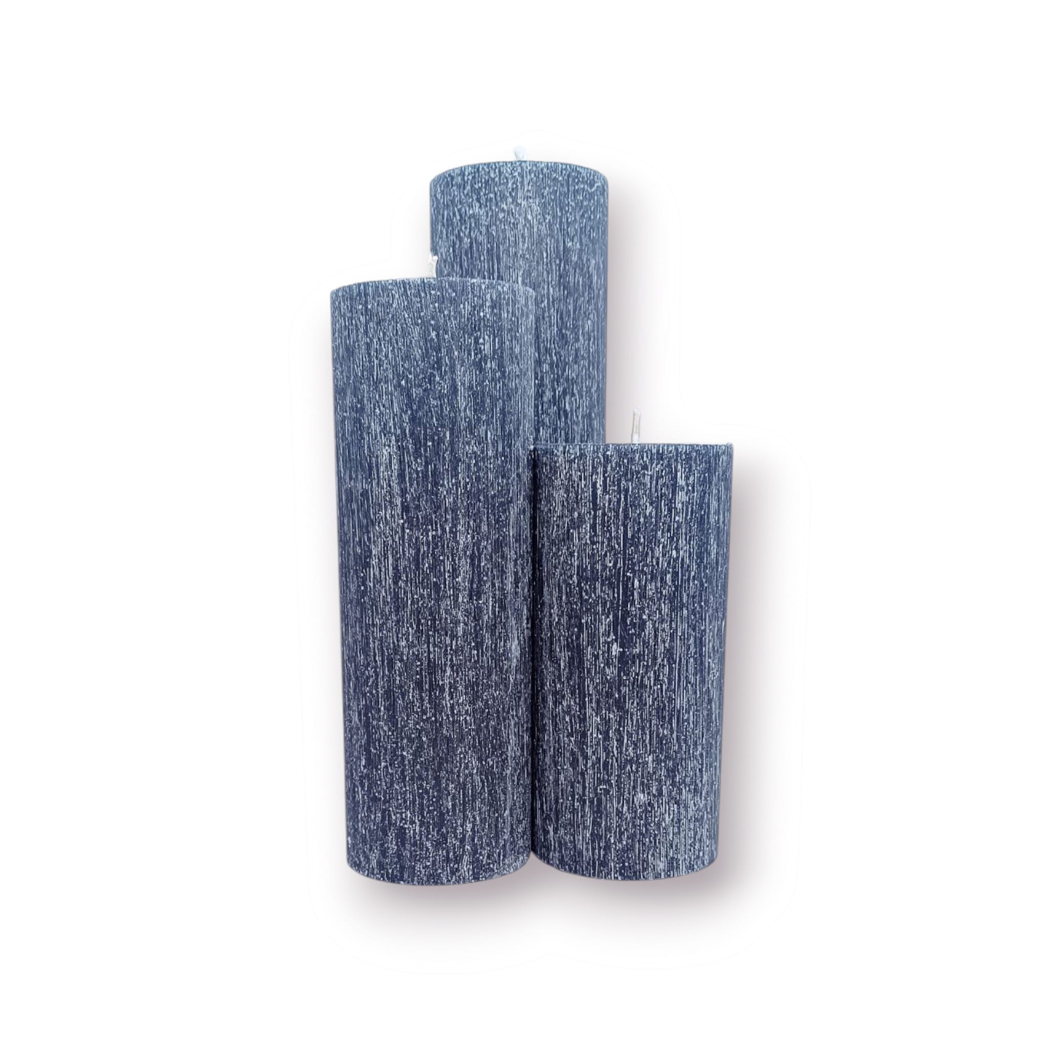 silindir set mum çap 7×15-20-25 cm antrasit