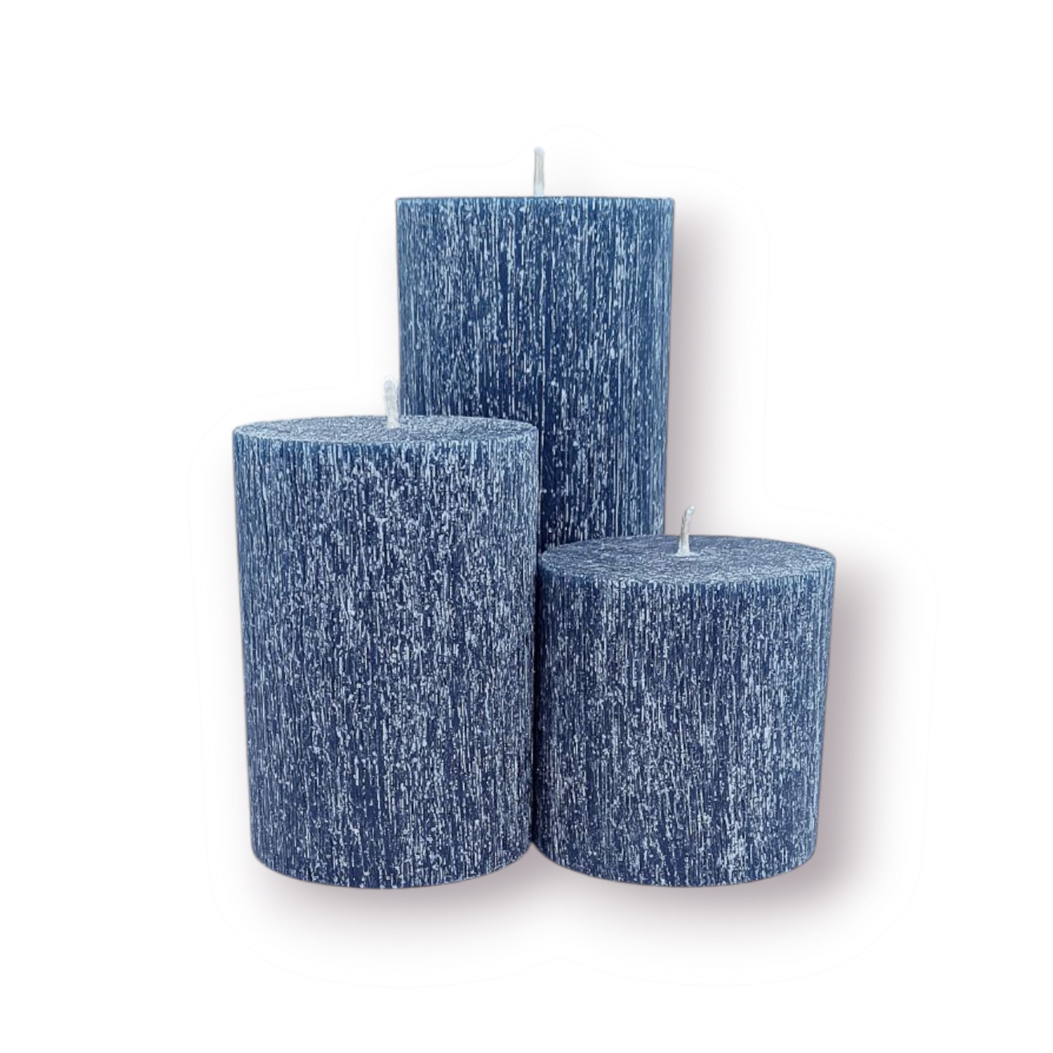 silindir set mum çap 7×7-10-15 cm antrasit