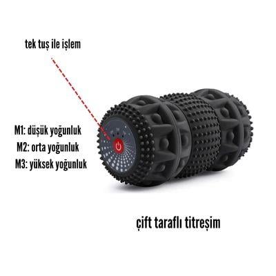 Simo Şarjlı ve Titreşimli Profesyonel Masaj Aleti Siyah - 2