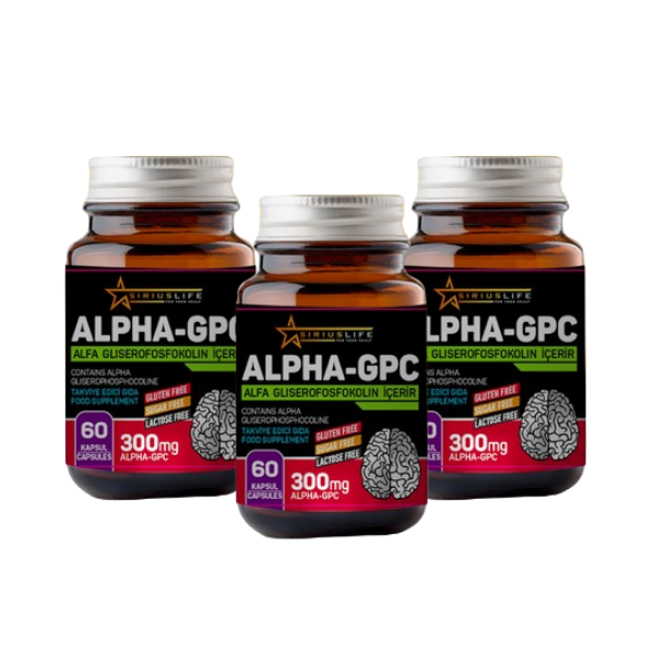 Sirius Alpha Gpc 300 Mg 60 Kapsül 3 Adet