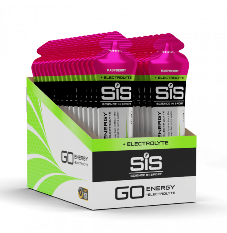 Sis Go Energy + Electrolyte Gel Ahududu 30 adet x 60 ml.
