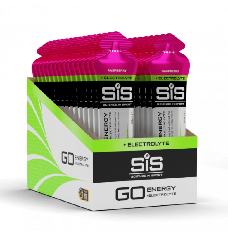 Sis Go Energy + Electrolyte Gel Ahududu 30 adet x 60 ml.