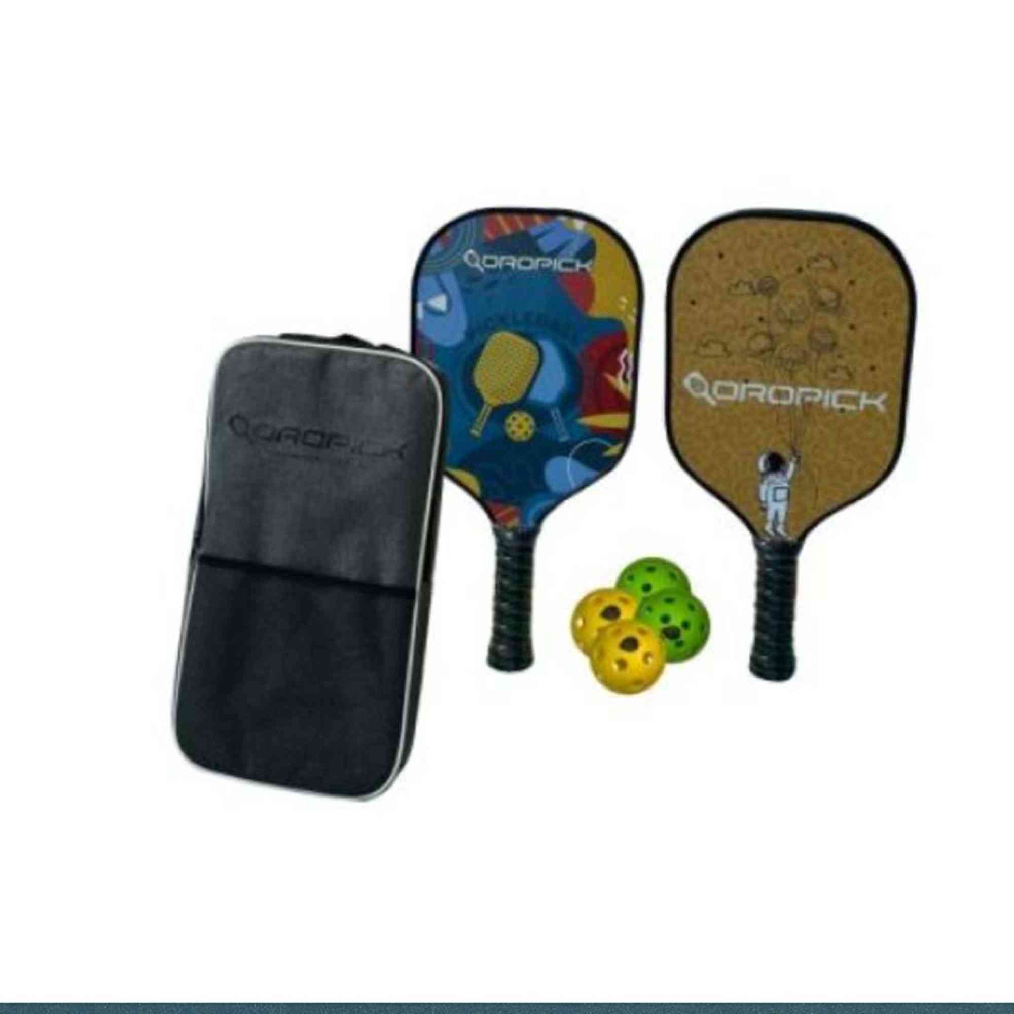 Siyah Dropick Pickleball Raket Taşıma Çantası |  Top ve Aksesuar Bölmeli - 3