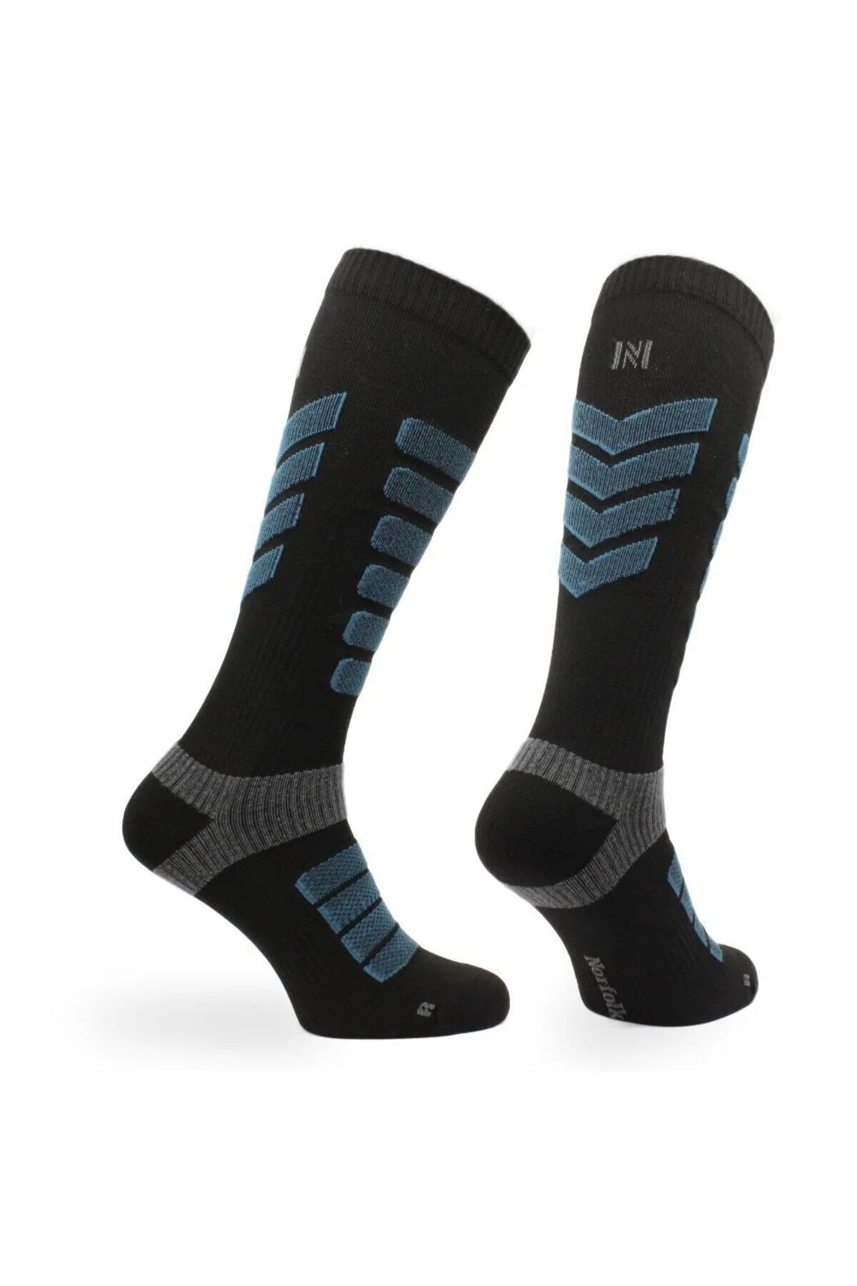 Snowbird Prolen® Polipropilen Hafif Basınçlı Kayak Çorabı 1 Çift Siyah