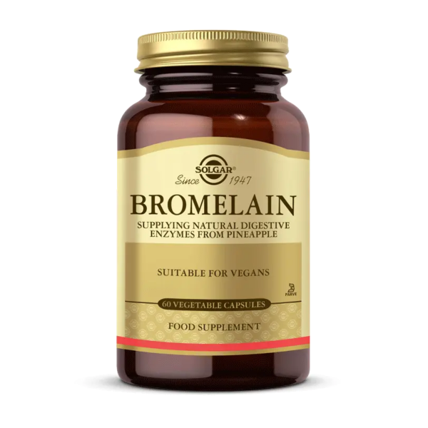 Solgar Bromelain 150 mg  60 Kapsül