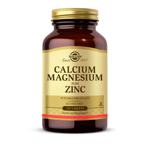 Solgar Calcium Magnesium Plus Zinc 100 Tablet