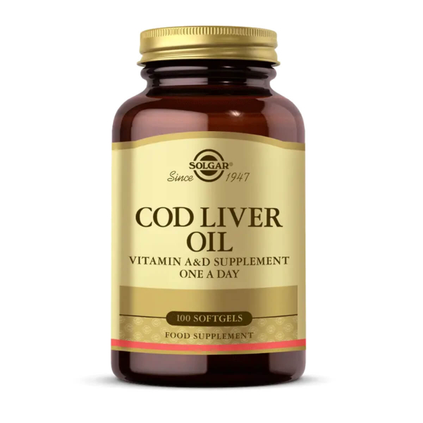 Solgar Cod Liver Oil 100 Kapsül