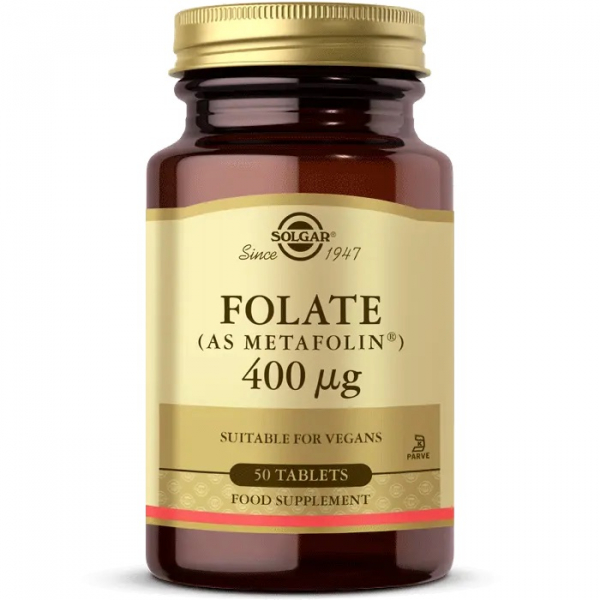 Solgar Folate 400 mg  50 Tablet