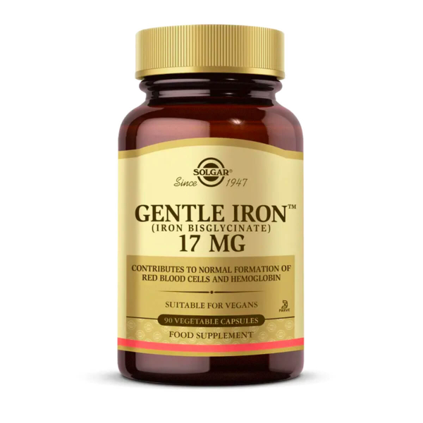 Solgar Gentle Iron 17 Mg 90 Kapsül