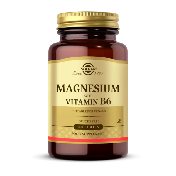 Solgar Magnesium with Vitamin B6 100 Tablet