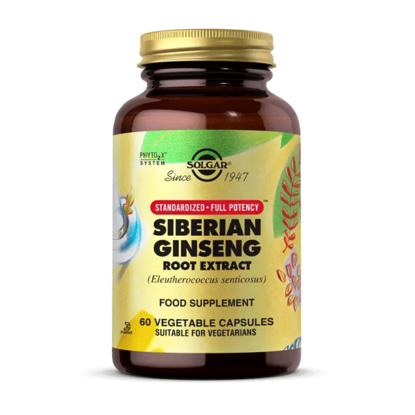 Solgar Siberian Ginseng Root Extract 60 Kapsül
