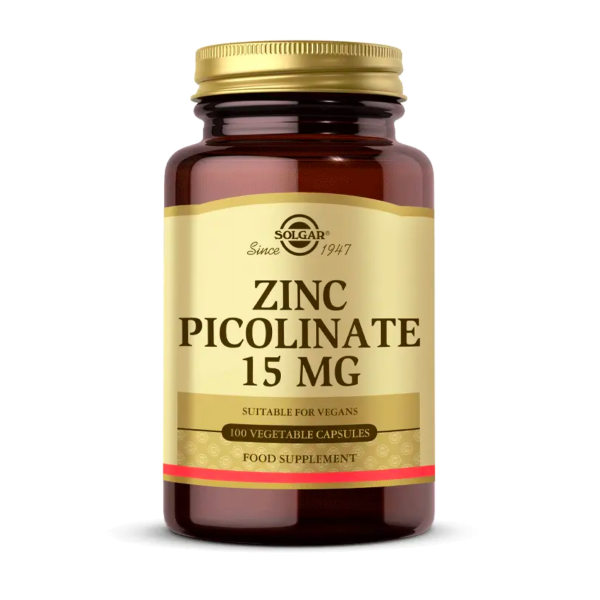 Solgar Zinc Picolinate 15 mg 100 Kapsül