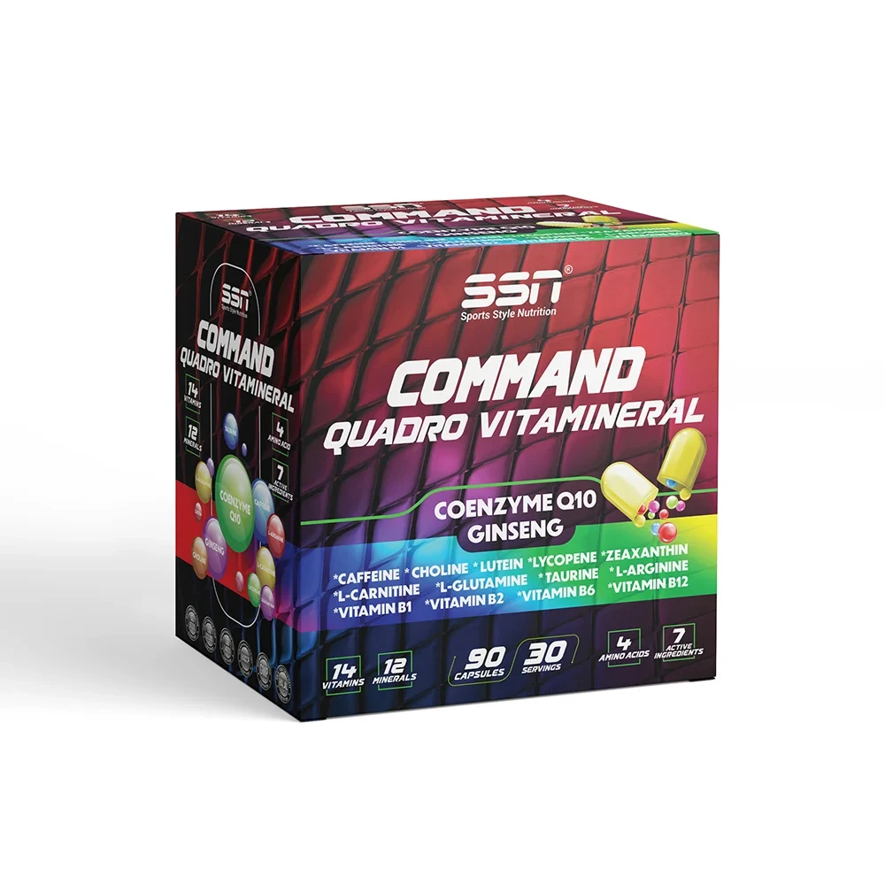 SSN Sports Style Nutrition Command Quadro Vitamineral 90 Kapsül Vitamin