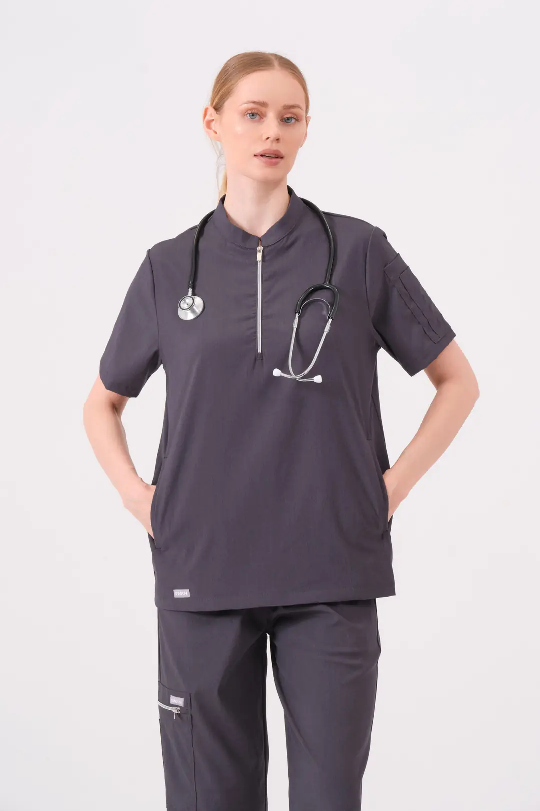 STELLA - ANTRASİT KADIN ÜST ÜNİFORMA