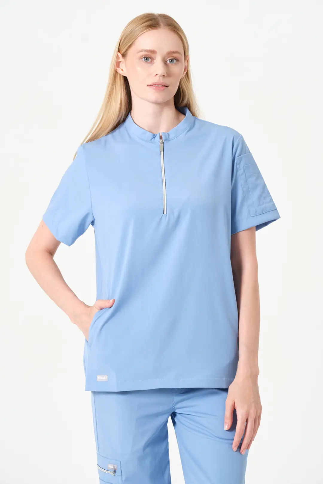 STELLA - BEBE MAVİSİ KADIN ÜST ÜNİFORMA