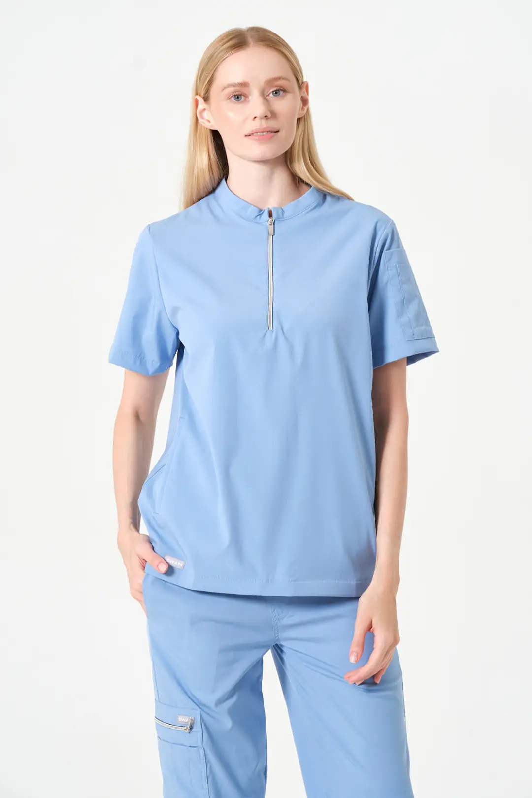 STELLA - BEBE MAVİSİ KADIN ÜST ÜNİFORMA - 3