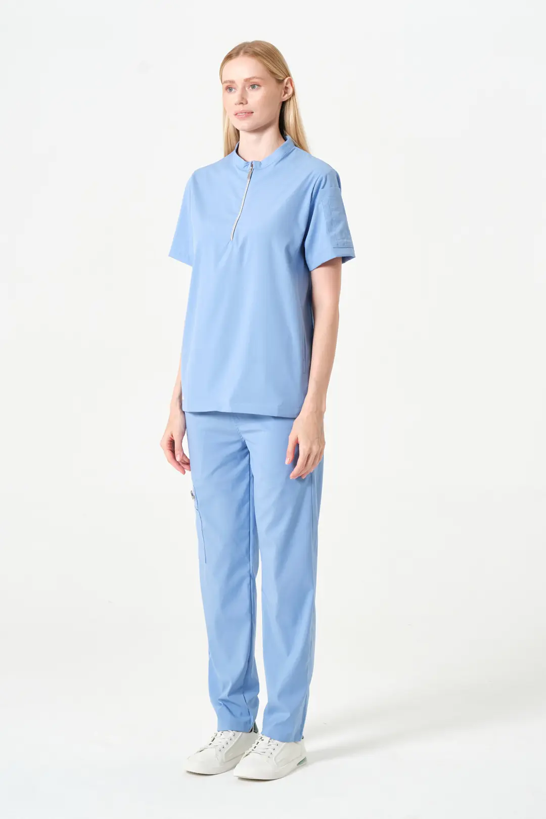 STELLA - BEBE MAVİSİ KADIN ÜST ÜNİFORMA - 5