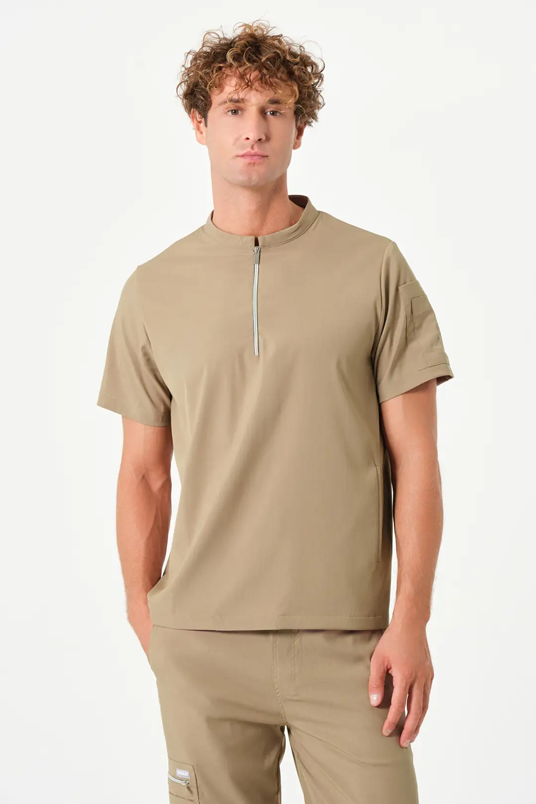 STELLA - BEJ ERKEK ÜST ÜNİFORMA - 4