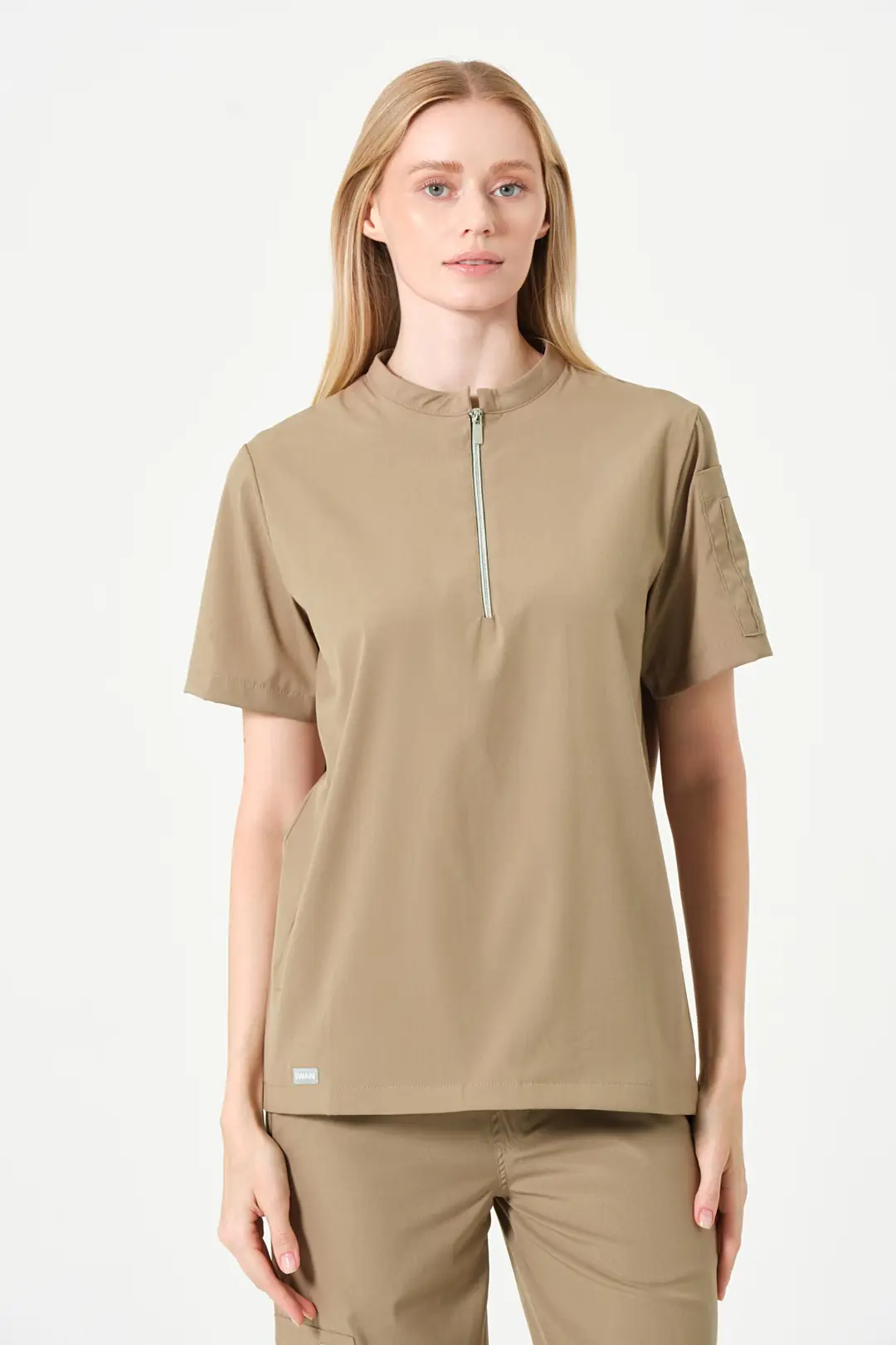 STELLA - BEJ KADIN ÜST ÜNİFORMA