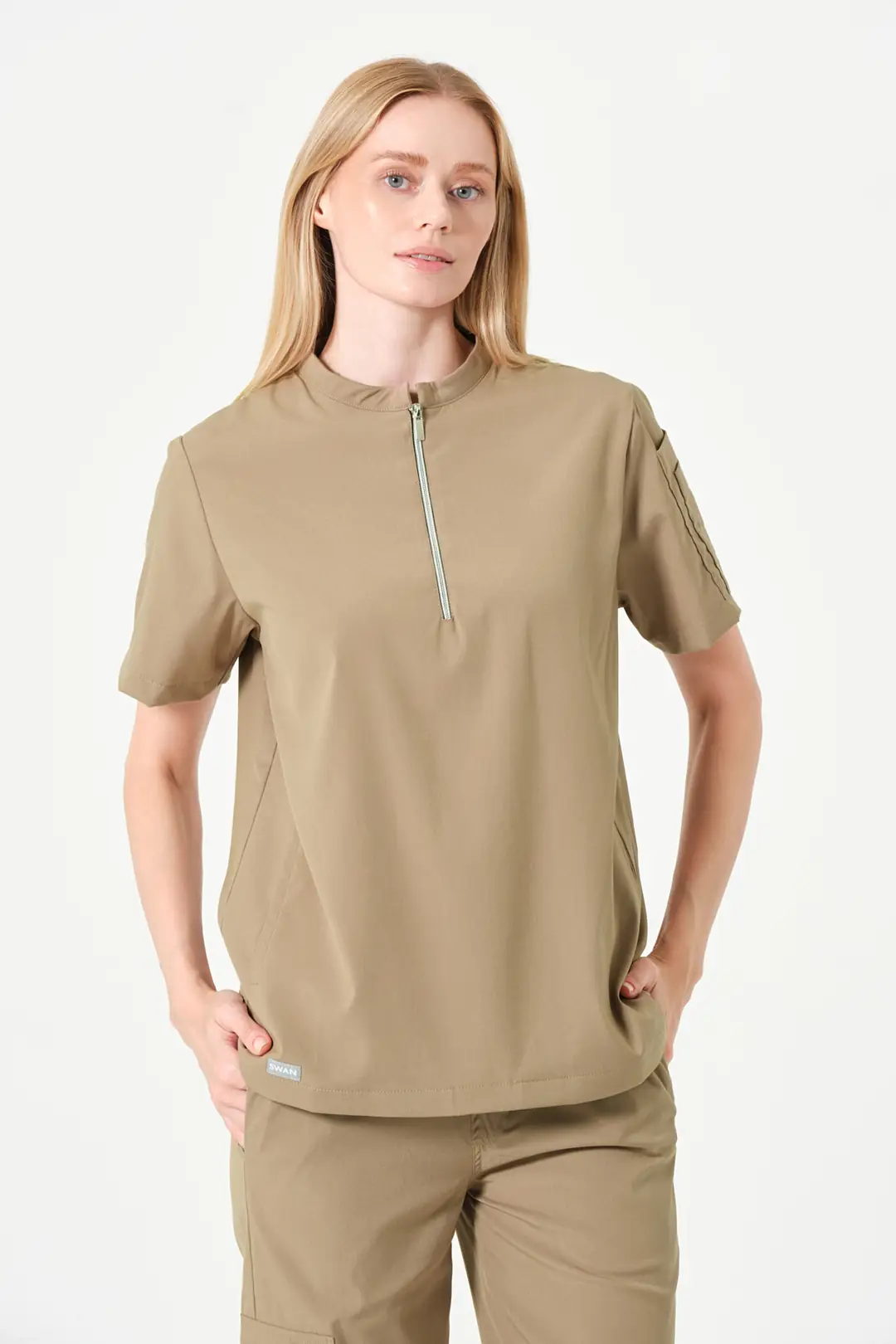 STELLA - BEJ KADIN ÜST ÜNİFORMA - 3