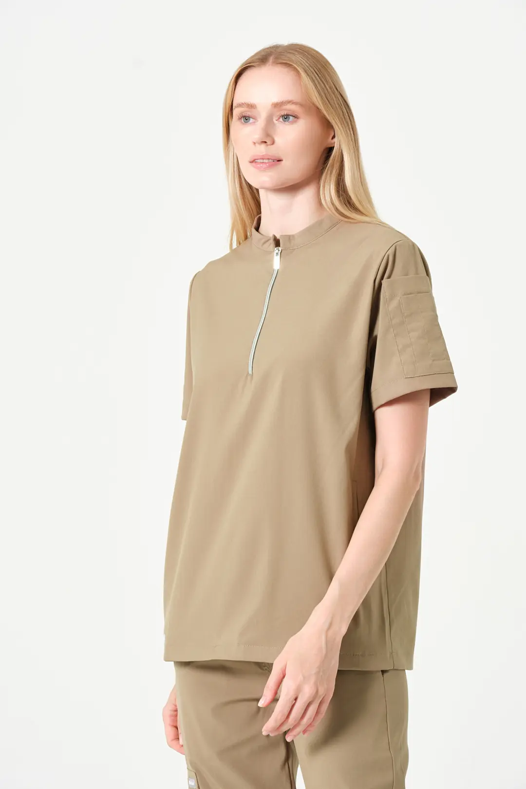 STELLA - BEJ KADIN ÜST ÜNİFORMA - 4