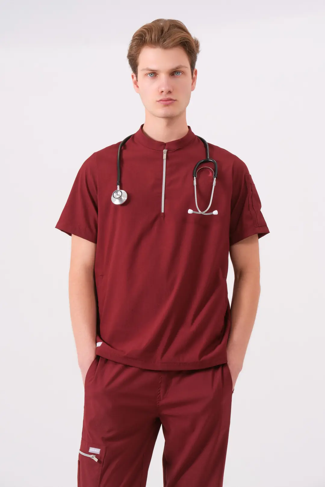 STELLA - BORDO ERKEK ÜST ÜNİFORMA - 3