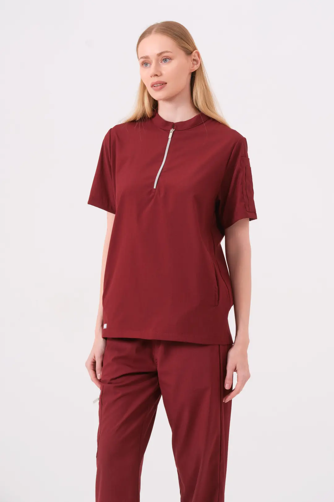 STELLA - BORDO KADIN ÜST ÜNİFORMA - 3