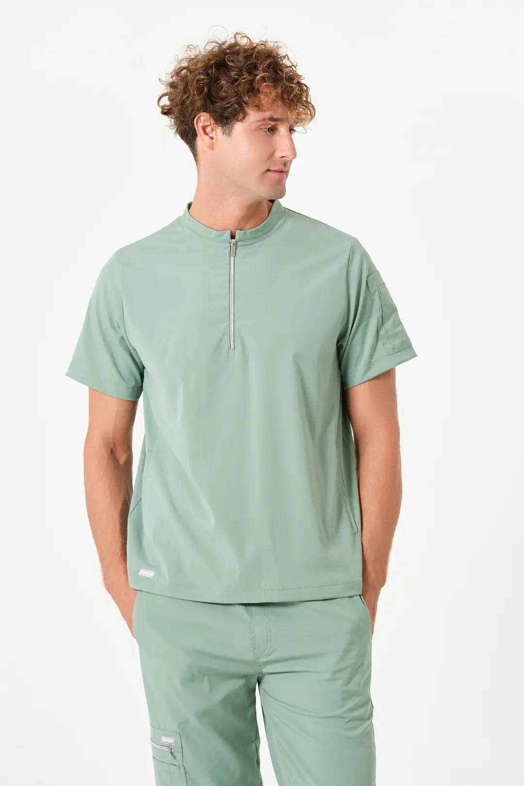 STELLA - LİMON YEŞİLİ ERKEK ÜST ÜNİFORMA - 4