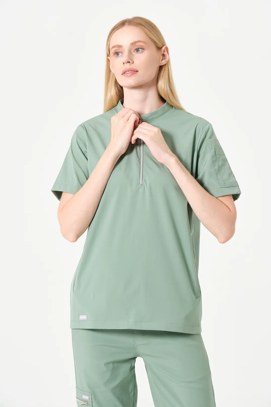 STELLA - LİMON YEŞİLİ KADIN ÜST ÜNİFORMA - 3