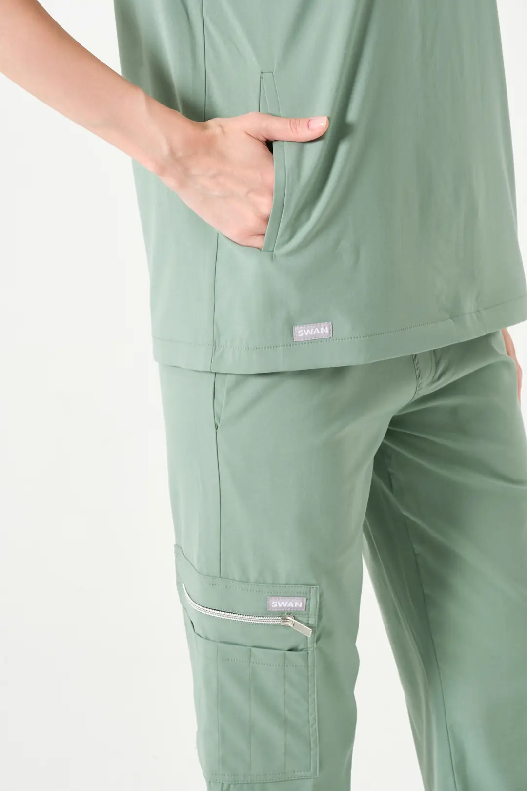 STELLA - LİMON YEŞİLİ KADIN ÜST ÜNİFORMA - 4