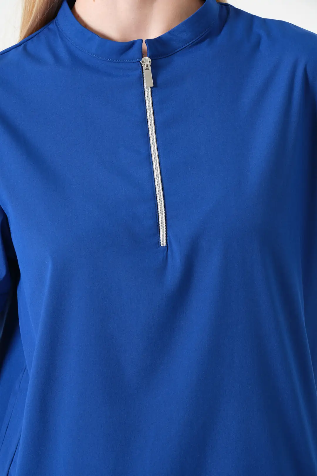 STELLA - SAKS MAVİSİ KADIN ÜST ÜNİFORMA - 5