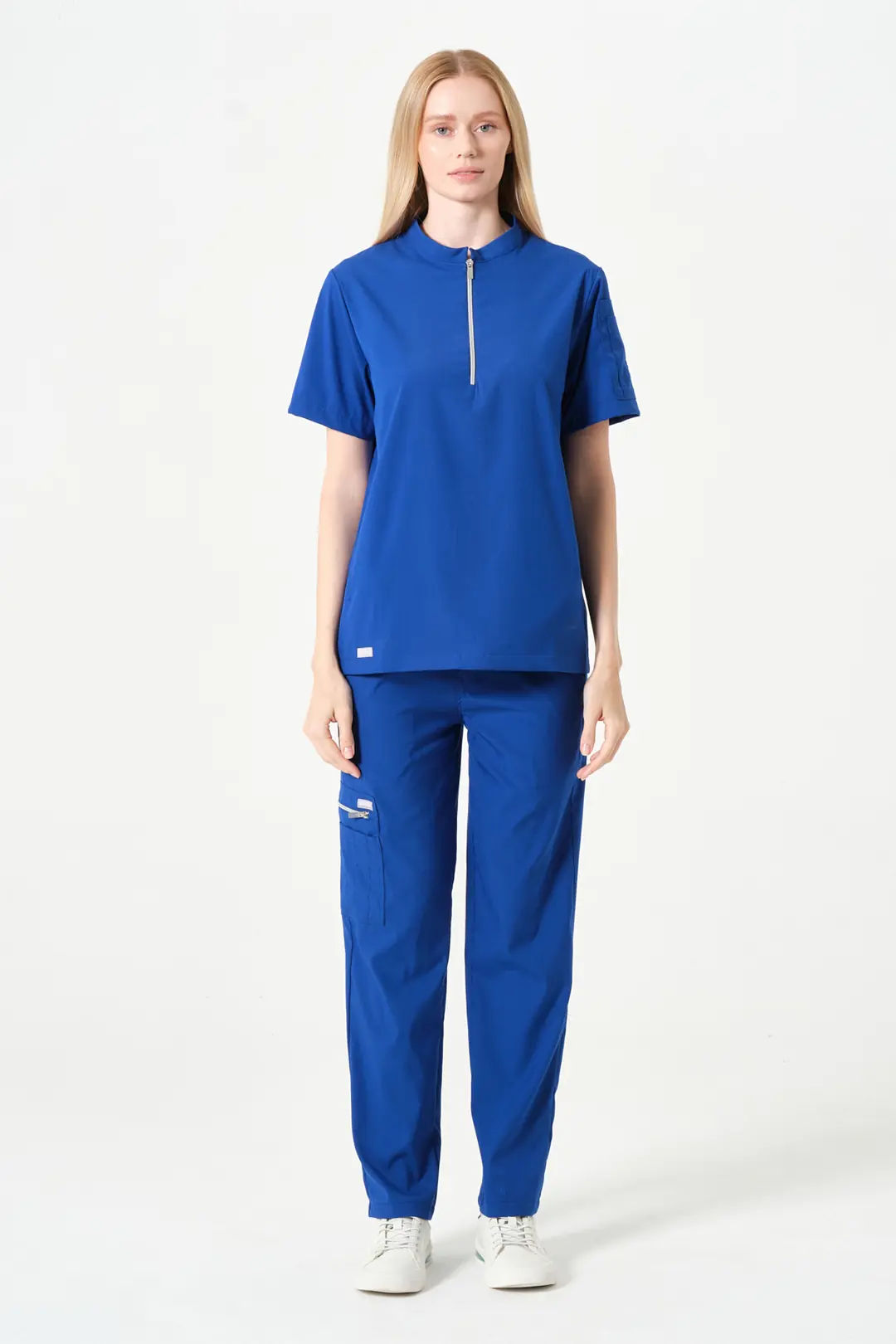 STELLA - SAKS MAVİSİ KADIN ÜST ÜNİFORMA - 7