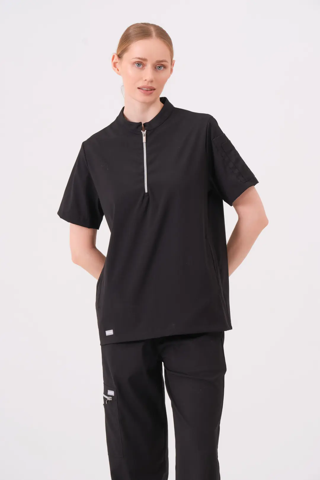 STELLA - SİYAH KADIN ÜST ÜNİFORMA - 3