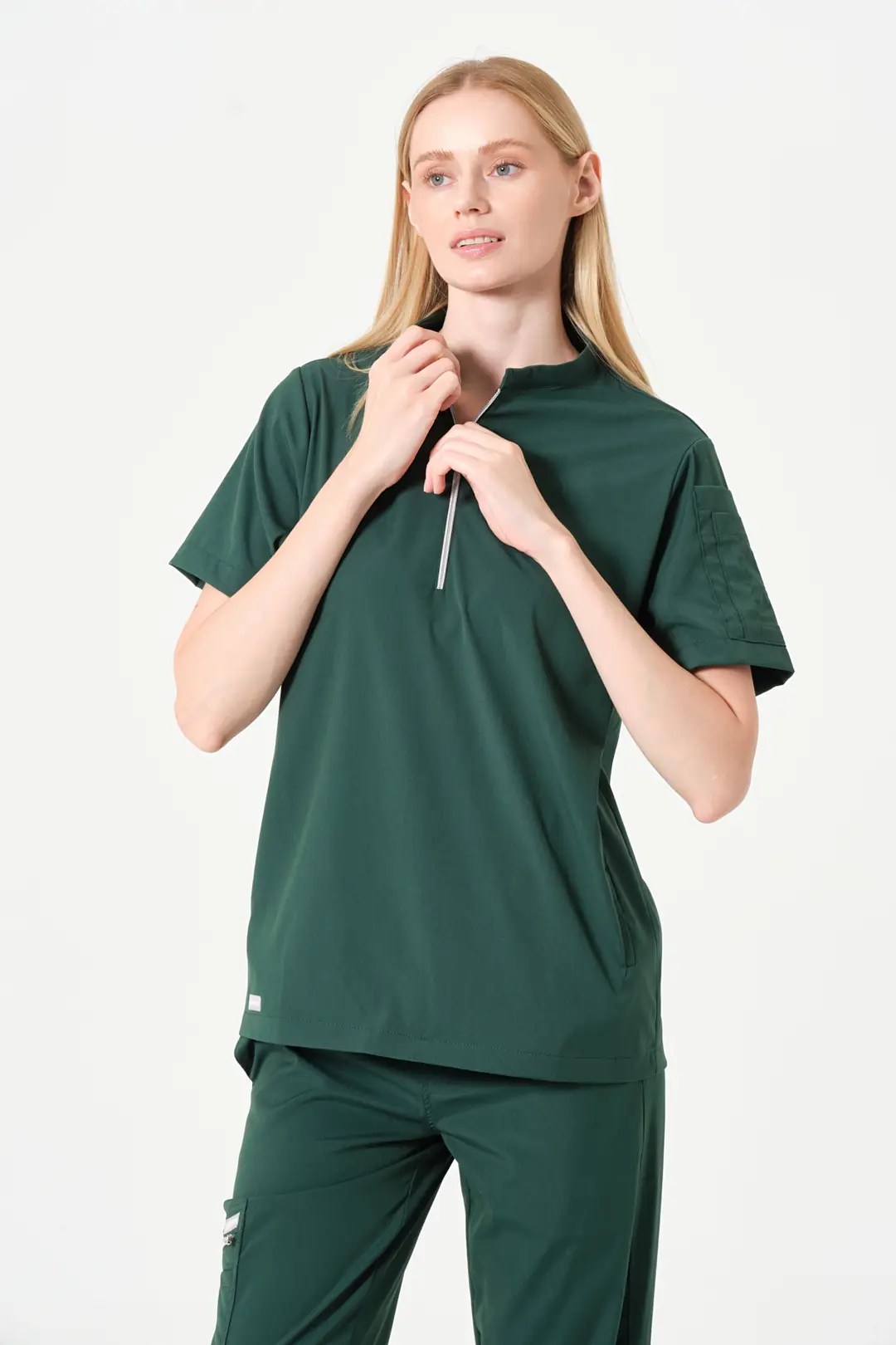 STELLA - YEŞİL KADIN ÜST ÜNİFORMA - 3