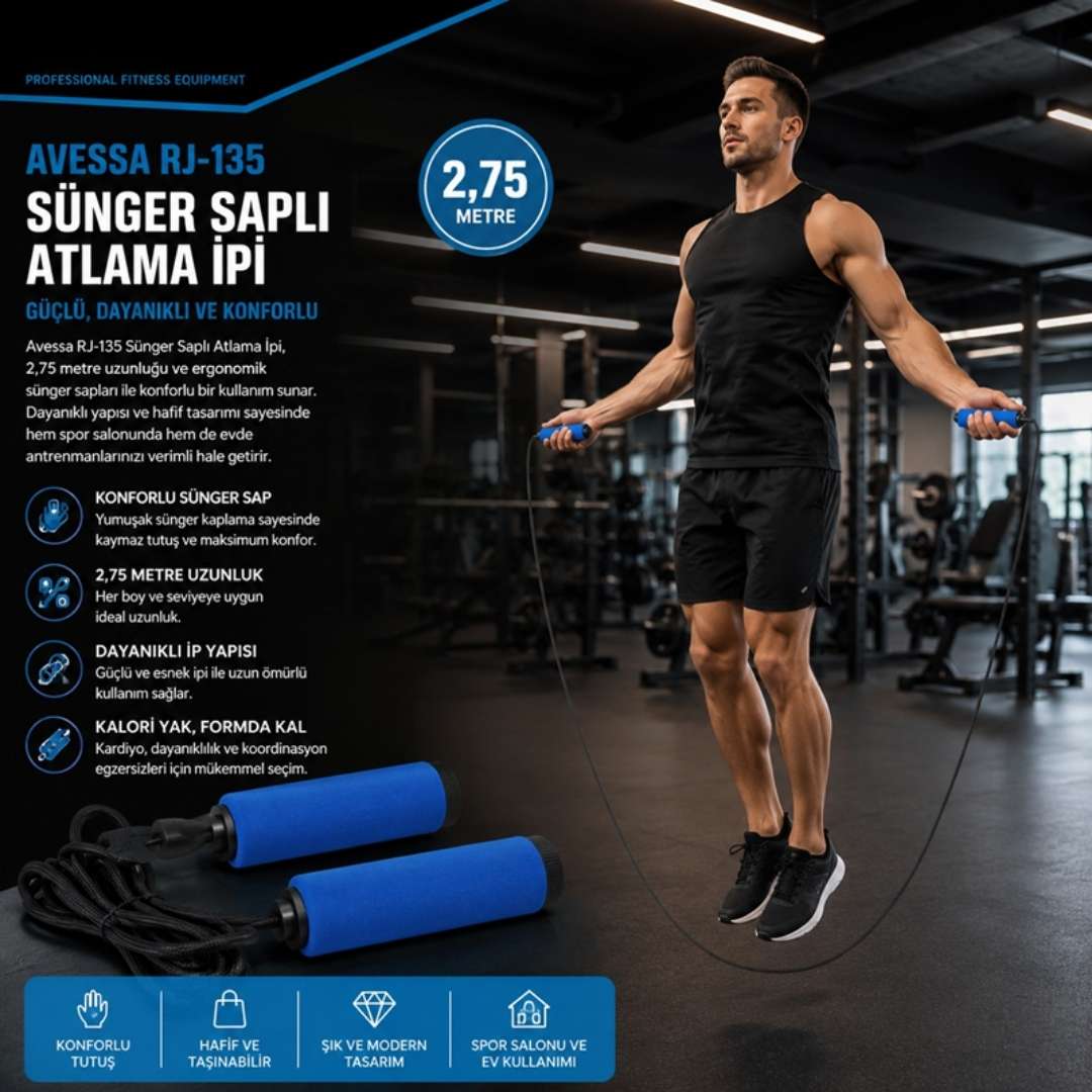 SÜNGER SAPLI ATLAMA İPİ - 2