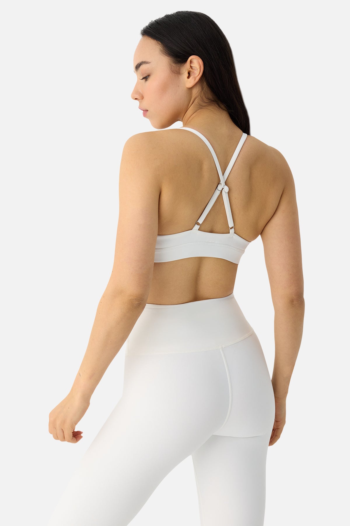 Aria Yumuşak Orta Destek Ekru Spor Bra - 3