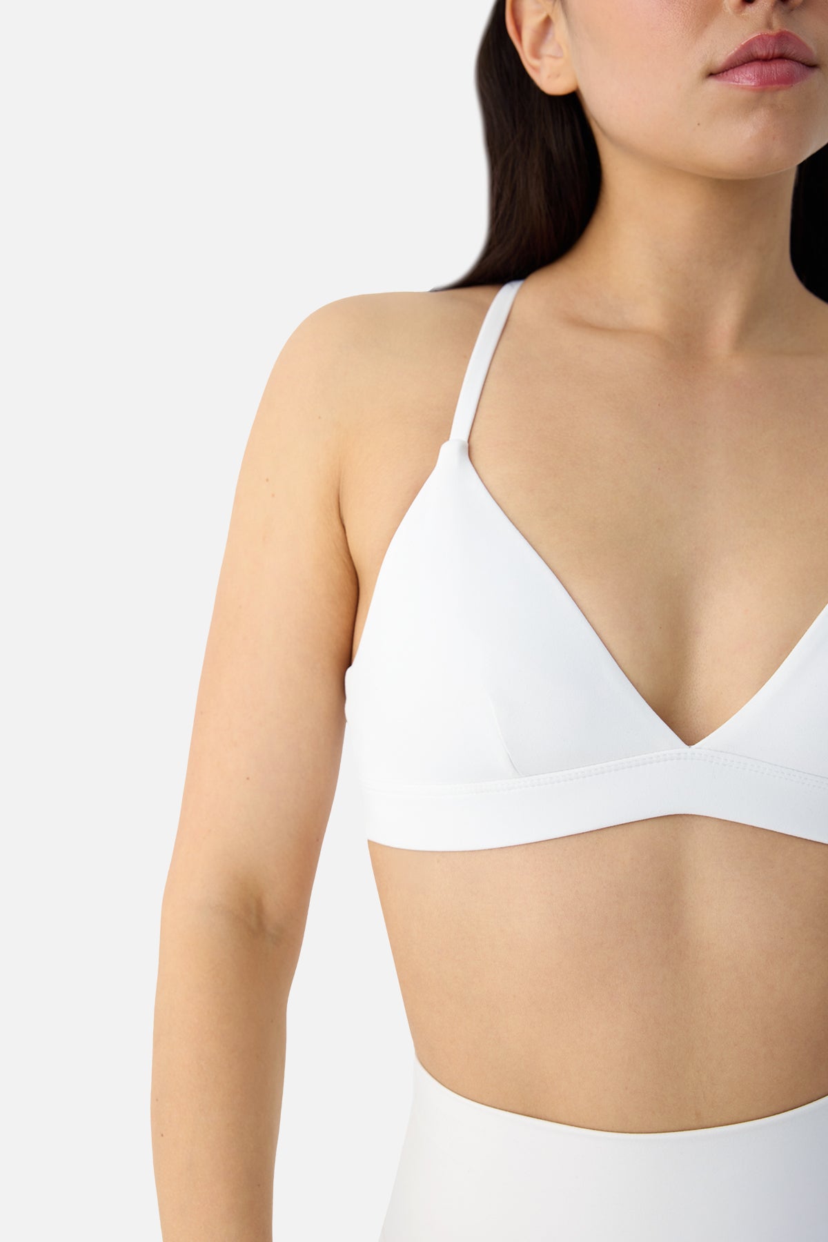 Aria Yumuşak Orta Destek Ekru Spor Bra - 7