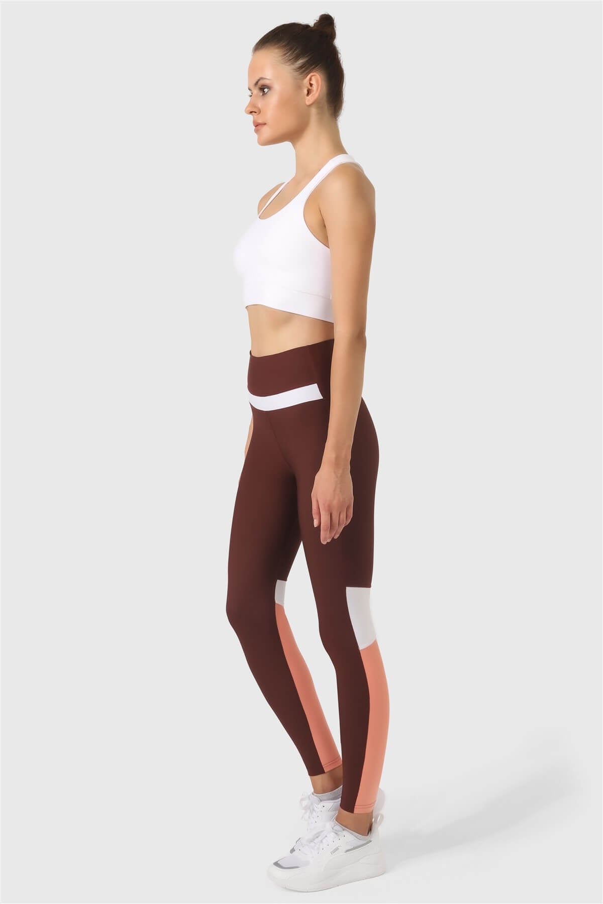 Cross Strap Beyaz Spor Büstiyer - 5