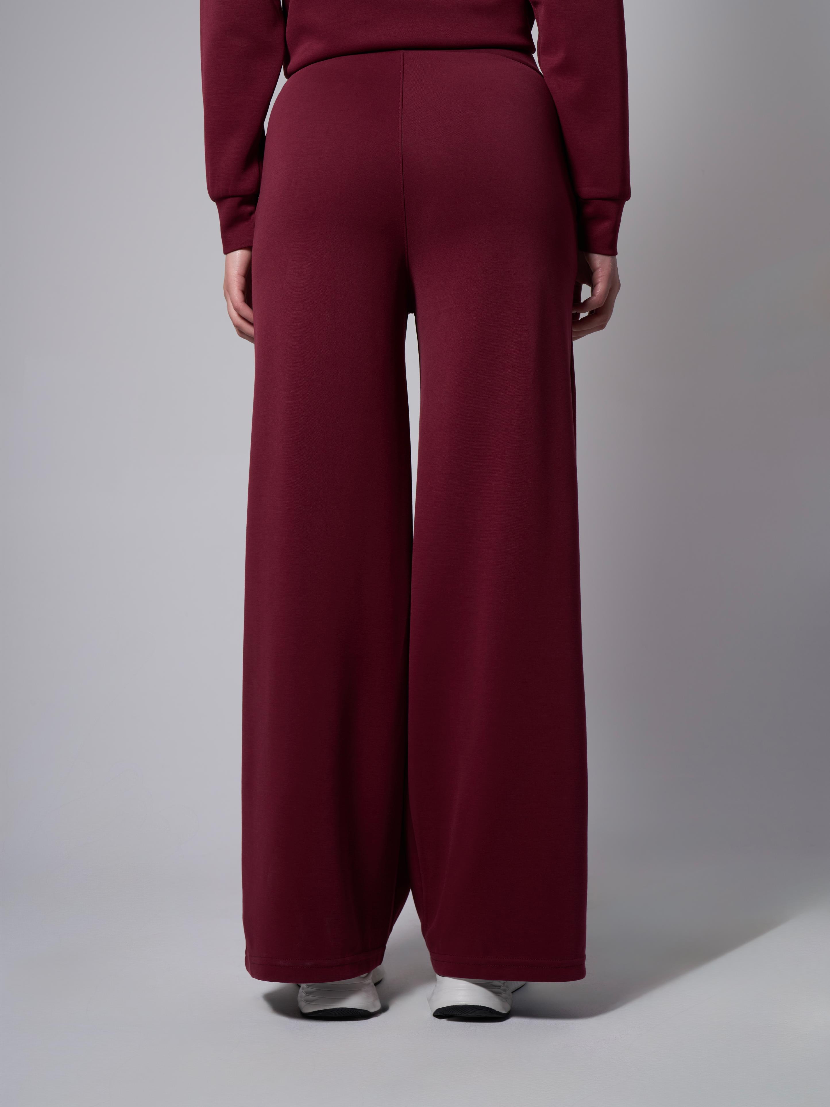 Jade Rahat Kesim Bol Paça Modal Bordo Pantolon - 5