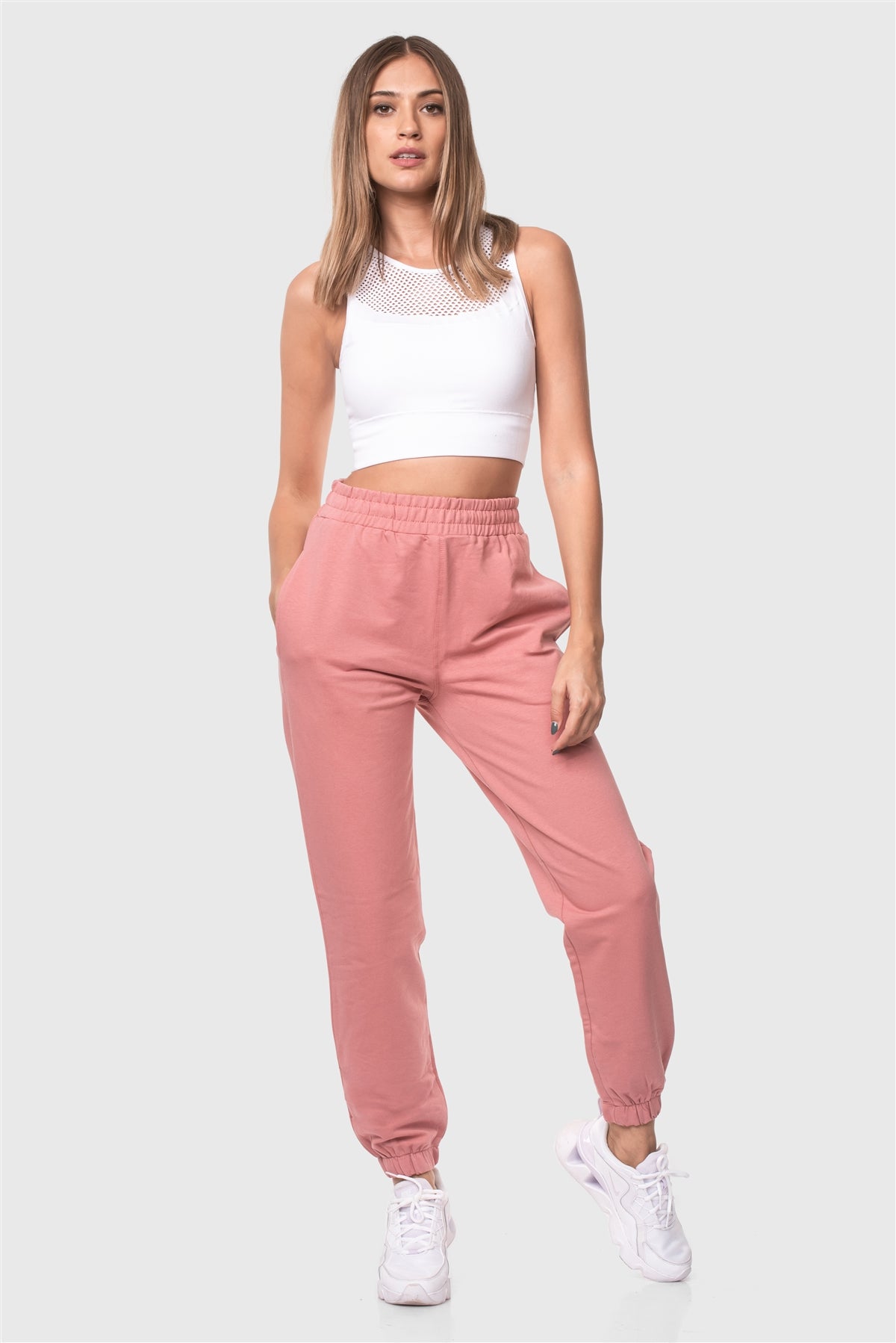 Jogger Gül Kurusu Eşofman Altı - 4