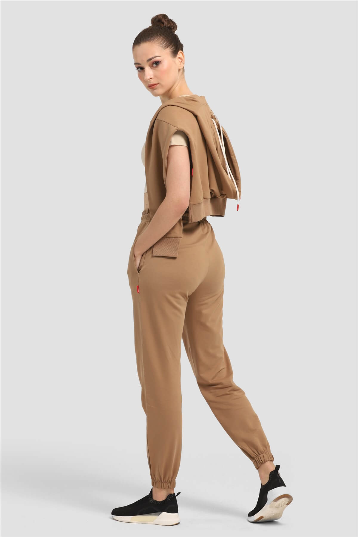 Jogger Kahverengi Eşofman Altı - 4