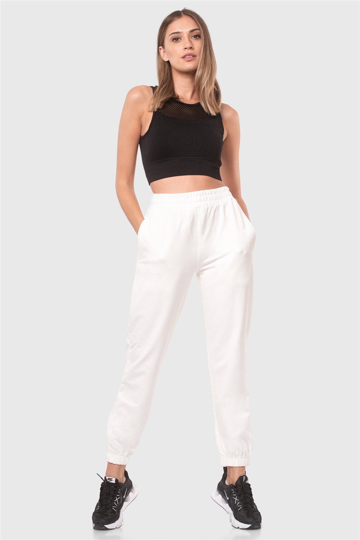 Jogger Krem Eşofman Altı - 3