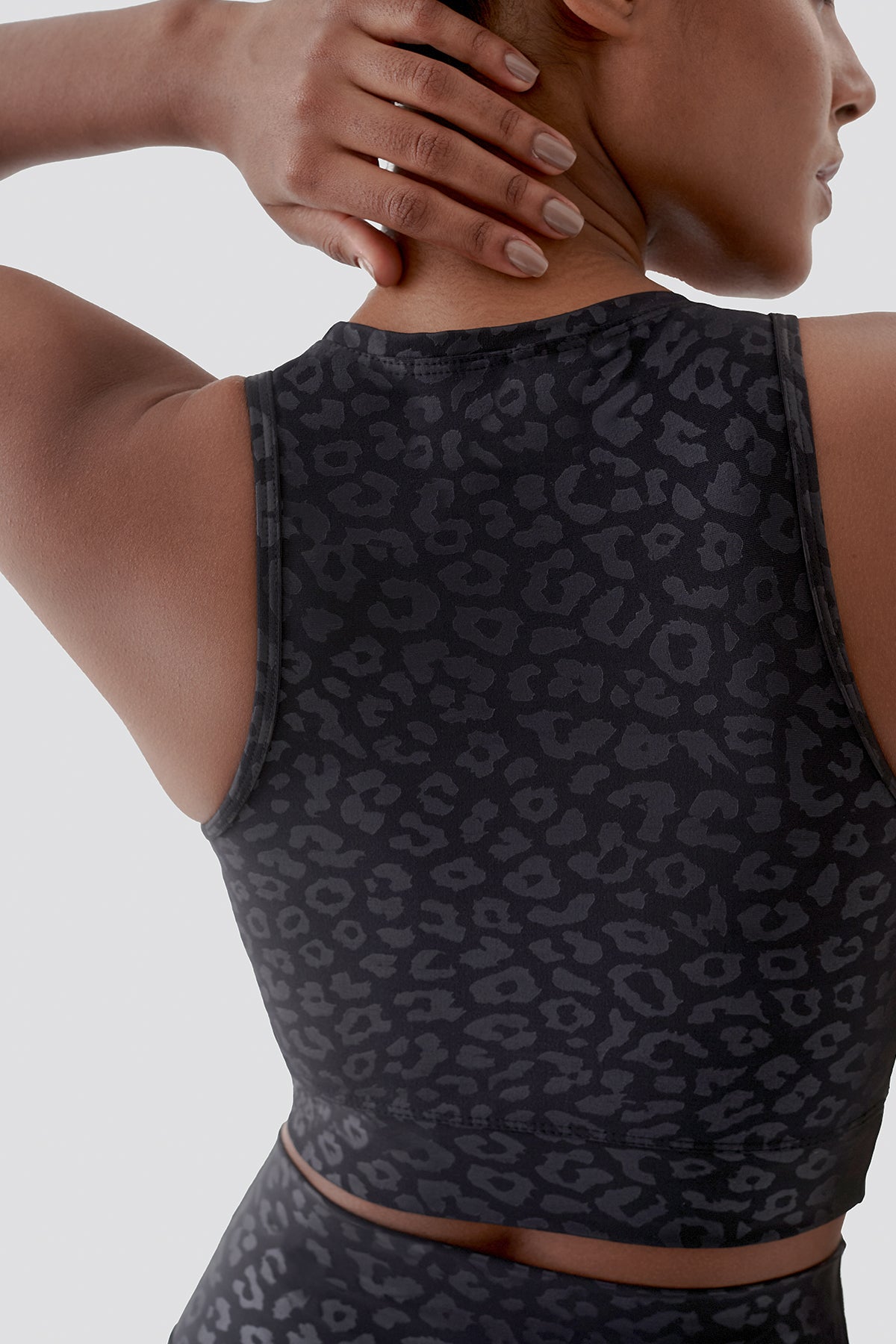 Leopar Spor Siyah Bra - 3