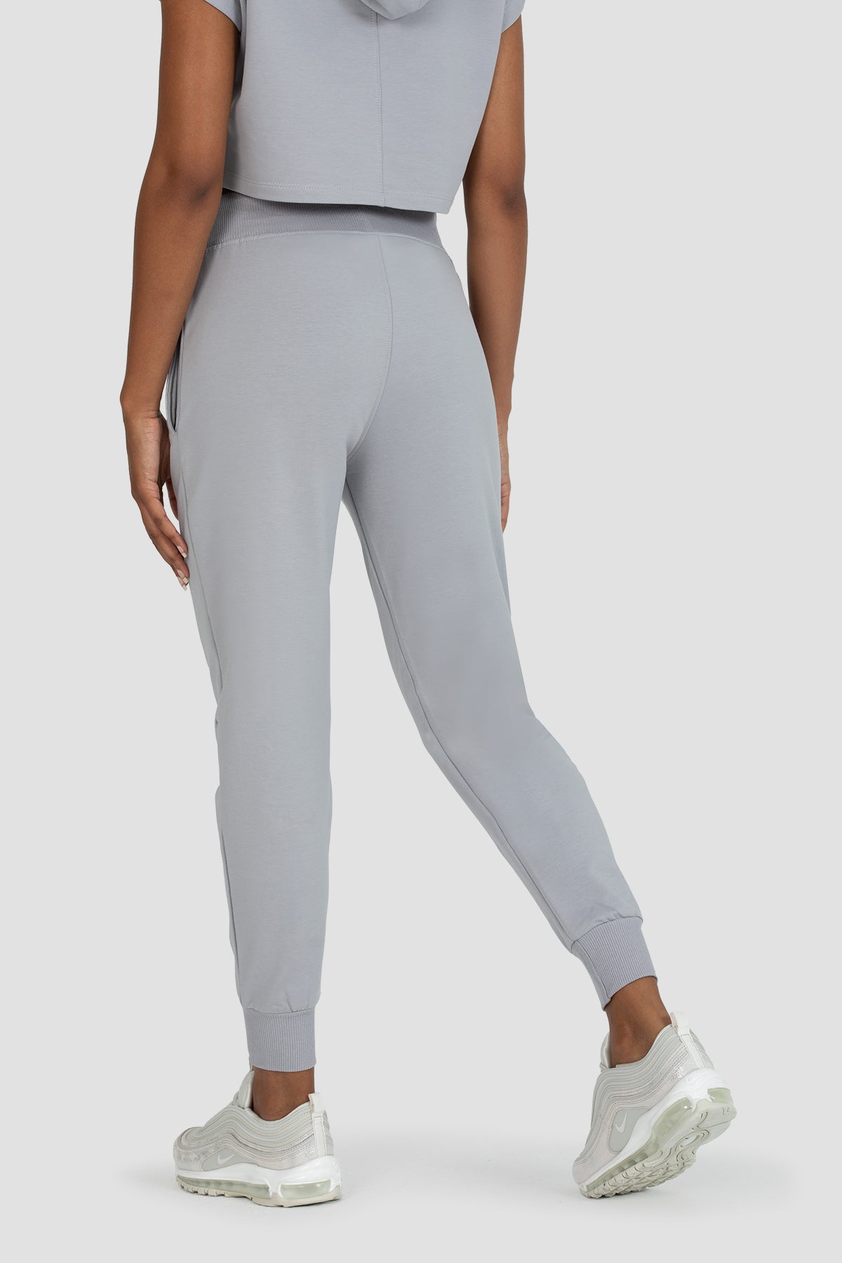 Lexa Havuç Kesim Gri Jogger - 5