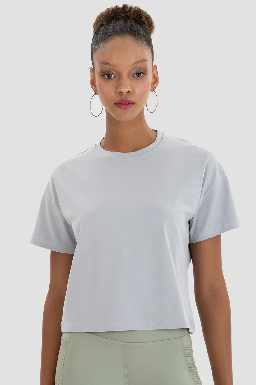 Lily Oversize Crop Tişört - 6