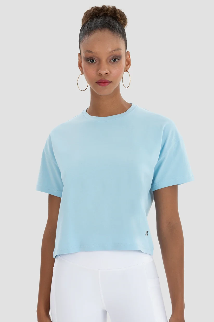 Lily Oversize Crop Tişört - 5